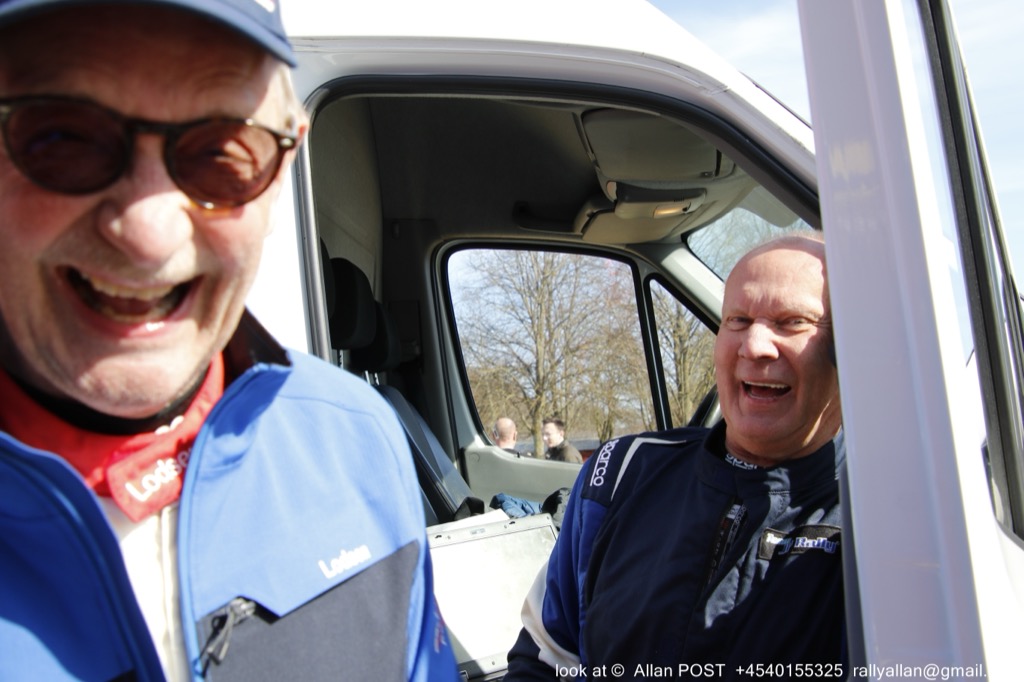 Team Hyllinge Racing til DM i rallysprint.
(Foto: Allan POST)
